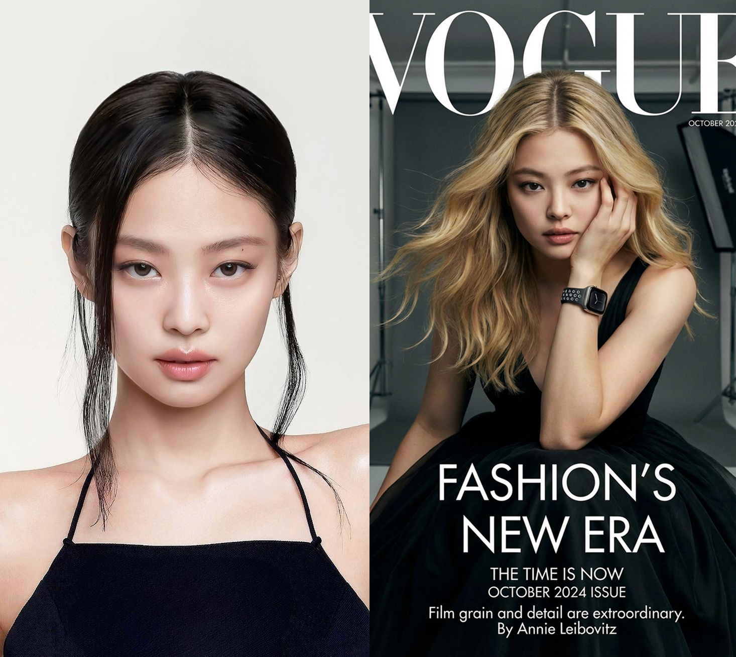 Jennie Vogue inspired before and after